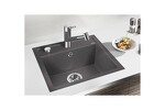 Превью картинка Гранитная мойка Blanсo DALAGO 5-F SILGRANIT черный с клапаном-автоматом #3