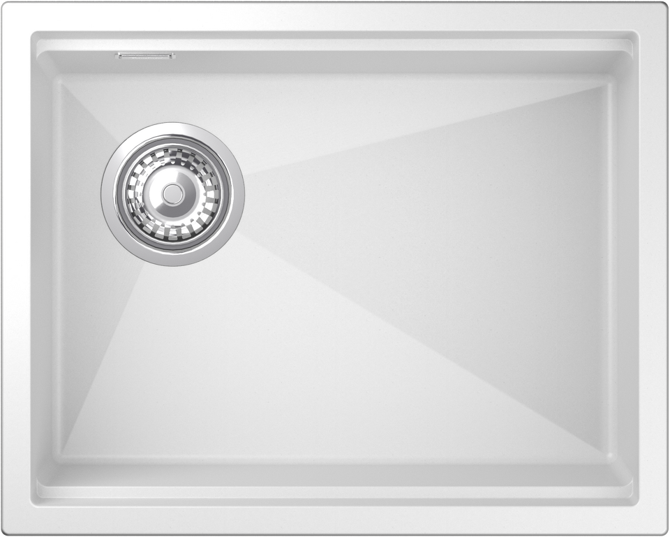 Фото Гранитная мойка Rivelato LINO 554-L 1-чаш 550*440 brina