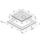 Превью картинка Электрическая варочная панель KRONA LAUREL 45 BL #12