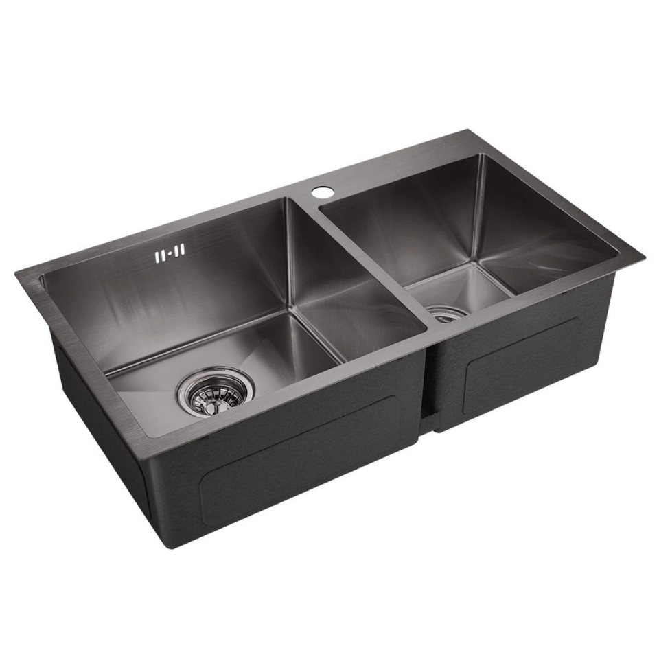 Фото Металлическая мойка EMAR EMB-210 PVD Nano Dark