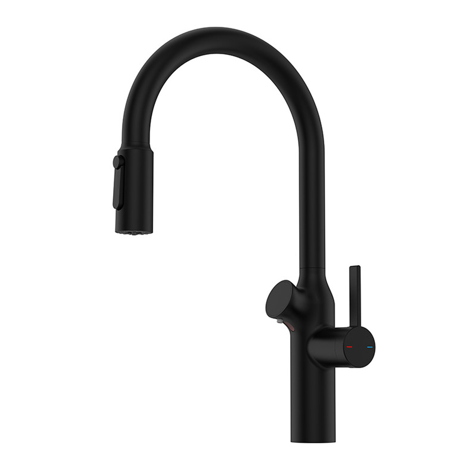 Фото Смеситель для кухни EMAR OL - 8018 Black