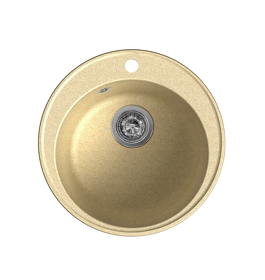 Картинка Lex LUGANO 480 IVORY кварцевая мойка