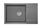 Превью картинка Кварцевая мойка GRANULA 7807, ГРАФИТ #3