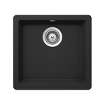 Превью картинка Гранитная мойка SCHOCK QUADRO 50U CRISTALITE оникс #1