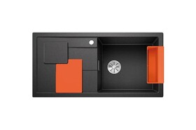 Картинка Blanсo SITY XL 6 S SILGRANIT PuraDur антрацит аксессуары апельсин