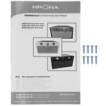 Превью картинка Полновстраиваемая вытяжка KRONA SVEN 600 white one knob #11