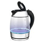 Превью картинка Чайник Lex LX 3006-1,чайник стеклянный (черный) #2