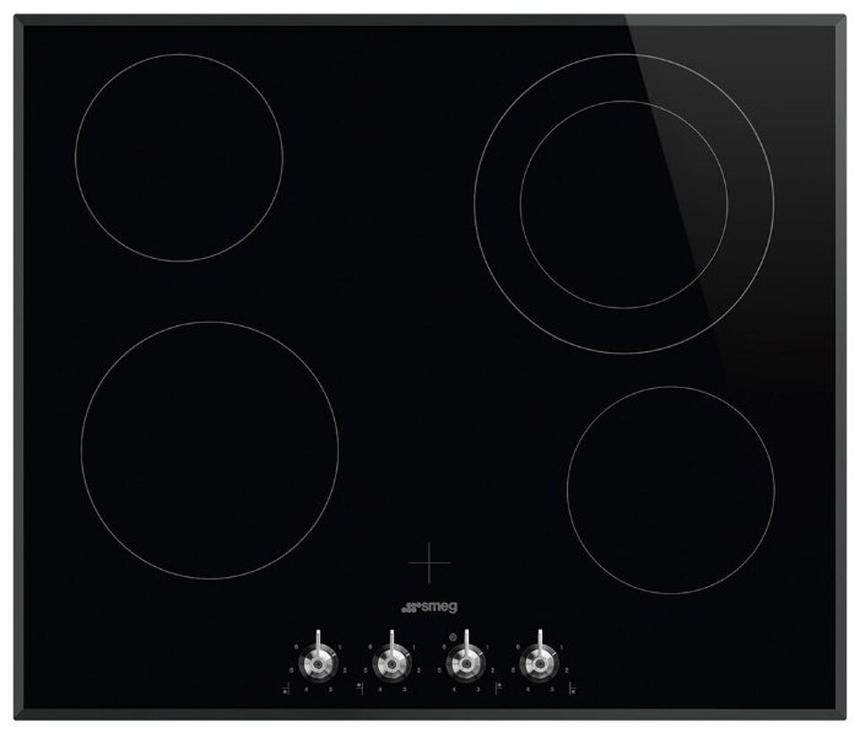 Фото Электрическая варочная панель Smeg SE364ETBM