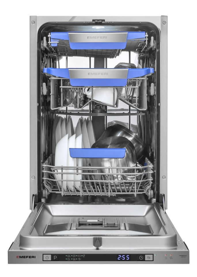 Фото Посудомоечная машина 45см встраиваемая Meferi MDW4573 COMFORT
