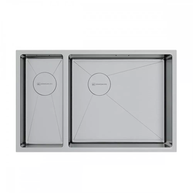 Картинка Omoikiri Taki 69-2-U/IF-R Side-IN нерж. сталь/нержавеющая сталь