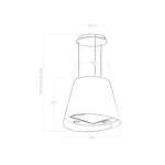 Превью картинка Островная вытяжка Elica JUNO URBAN CAST IRON/F/50 #3