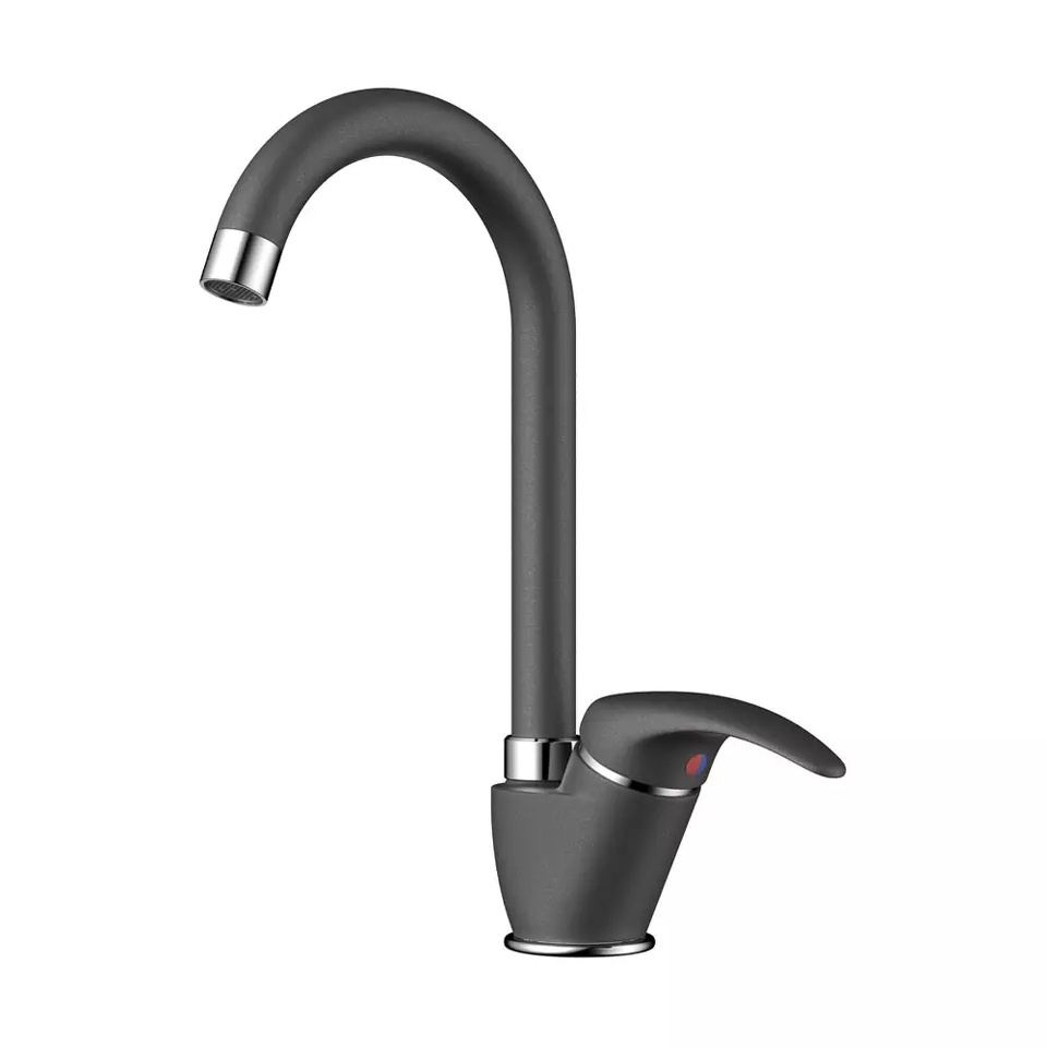 Фото Смеситель для кухни Omoikiri Umi-BL латунь/черный