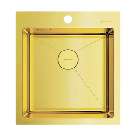 Картинка Omoikiri Akisame 46-LG нерж. сталь/светлое золото