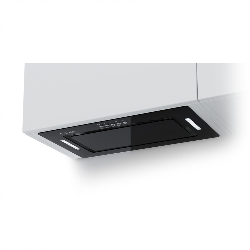 Фото Полновстраиваемая вытяжка Lex GS BLOC G 600 BLACK воздухоочиститель