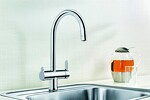 Превью картинка Смеситель для кухни Blanсo TRIMA нержавеющая сталь UltraResist #3