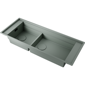 Картинка Omoikiri Мойка Sintesi Pro 114-2-WG Artceramic/wind green