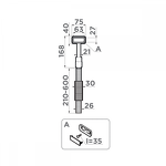 Превью картинка Перелив для мойки Omoikiri OV-1-S-GB #2