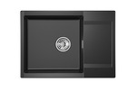 Превью картинка Кварцевая мойка GRANULA 7003, ШВАРЦ #3