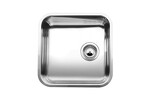 Превью картинка Металлическая мойка Blanсo SUPRA 400-U нерж.сталь полированная с корзинчатым-вентилем #1