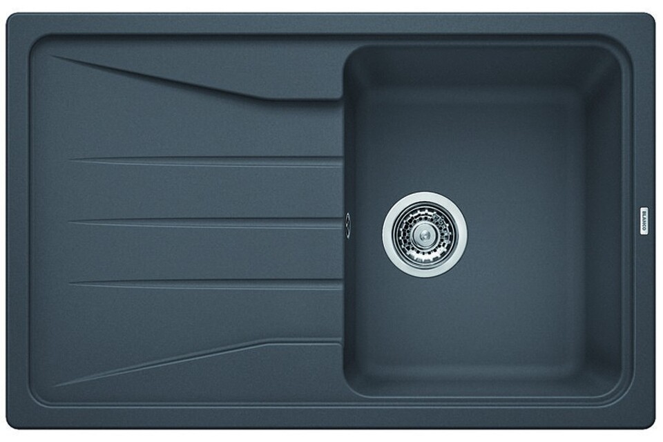 Фото Гранитная мойка Blanсo SONA 45S SILGRANIT PuraDur темная скала