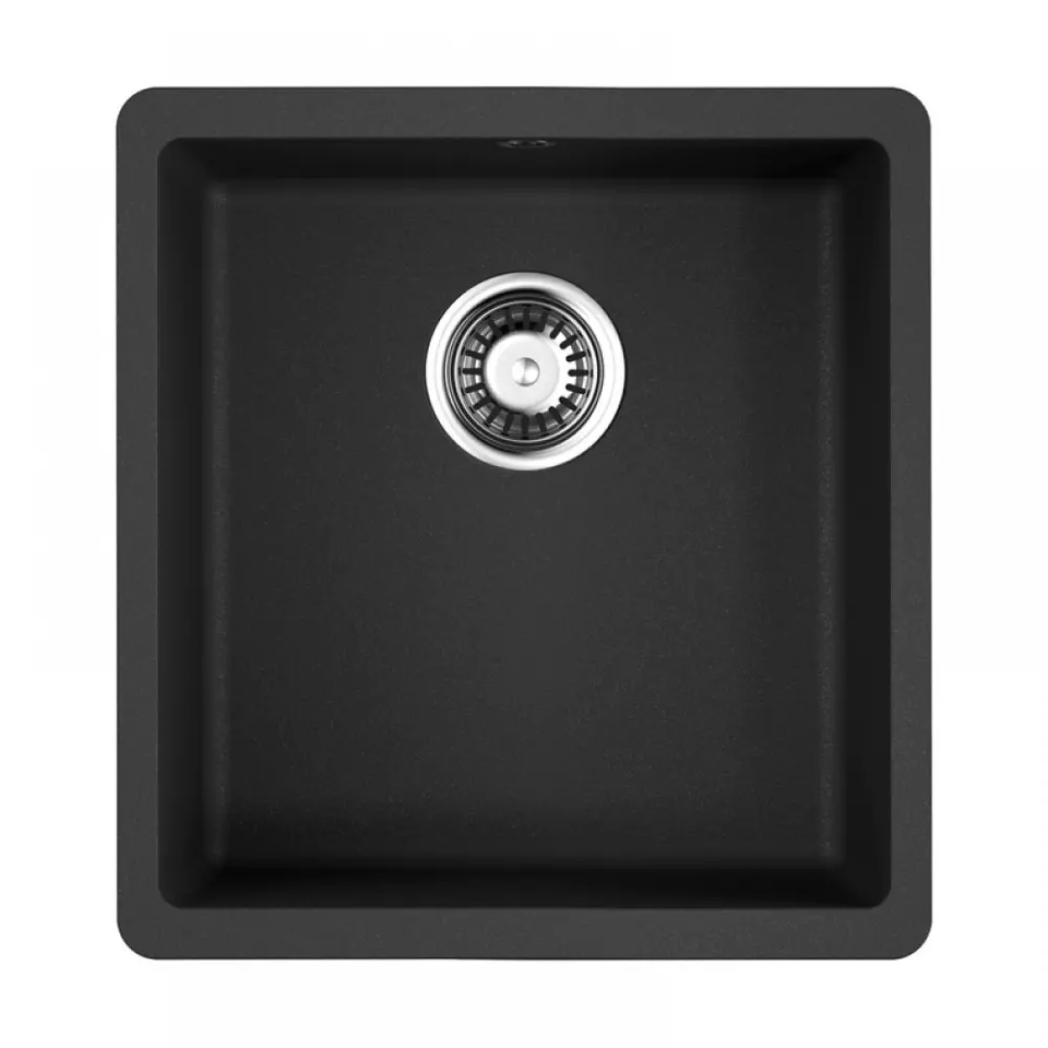 Фото Гранитная мойка Omoikiri Kata 40-U-BL Artgranit/черный