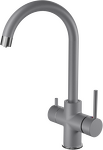 Превью картинка Смеситель для кухни GranFest Z-5422 Темно-серый #1