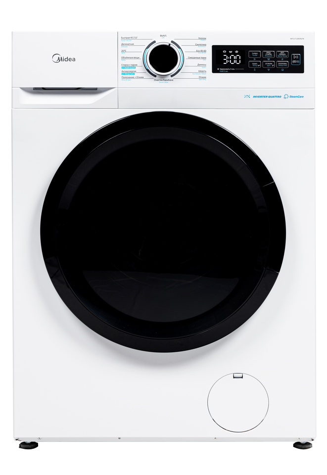 Фото Стиральная машина с фронтальной загрузкой Midea MF11712BS40/W