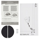 Превью картинка Полновстраиваемая вытяжка KRONA KATE 600 BLACK PB V2 #10