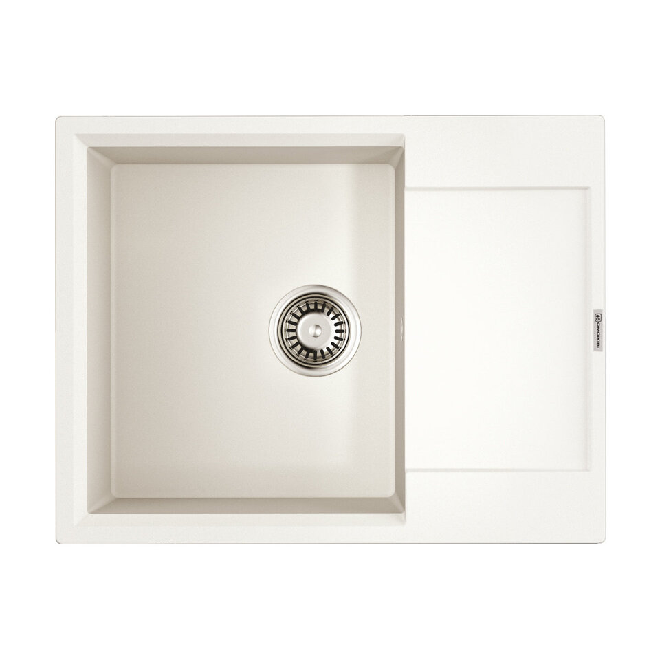 Фото Гранитная мойка Omoikiri Daisen 65T-WH Tetogranit/белый