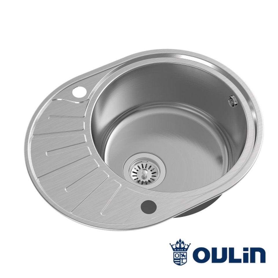 Фото Металлическая мойка Oulin OL-R101