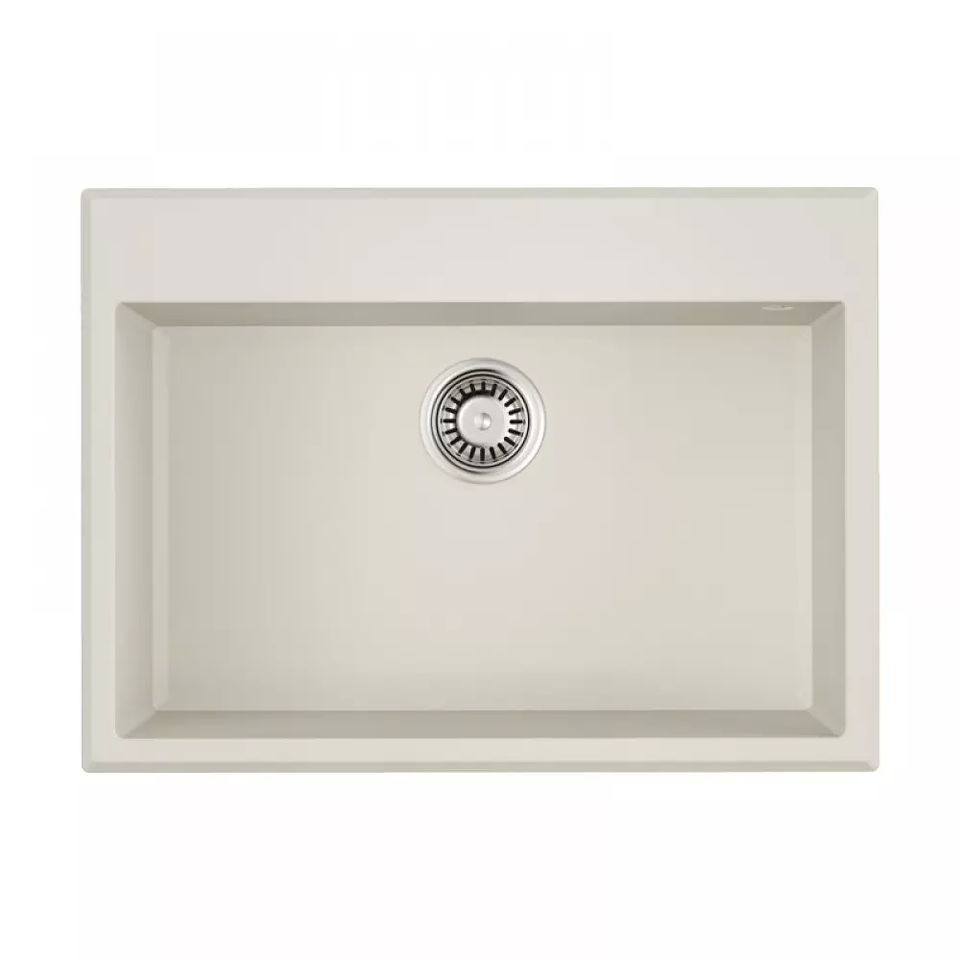 Фото Гранитная мойка Omoikiri Tedori 68-WH Tetogranit/белый