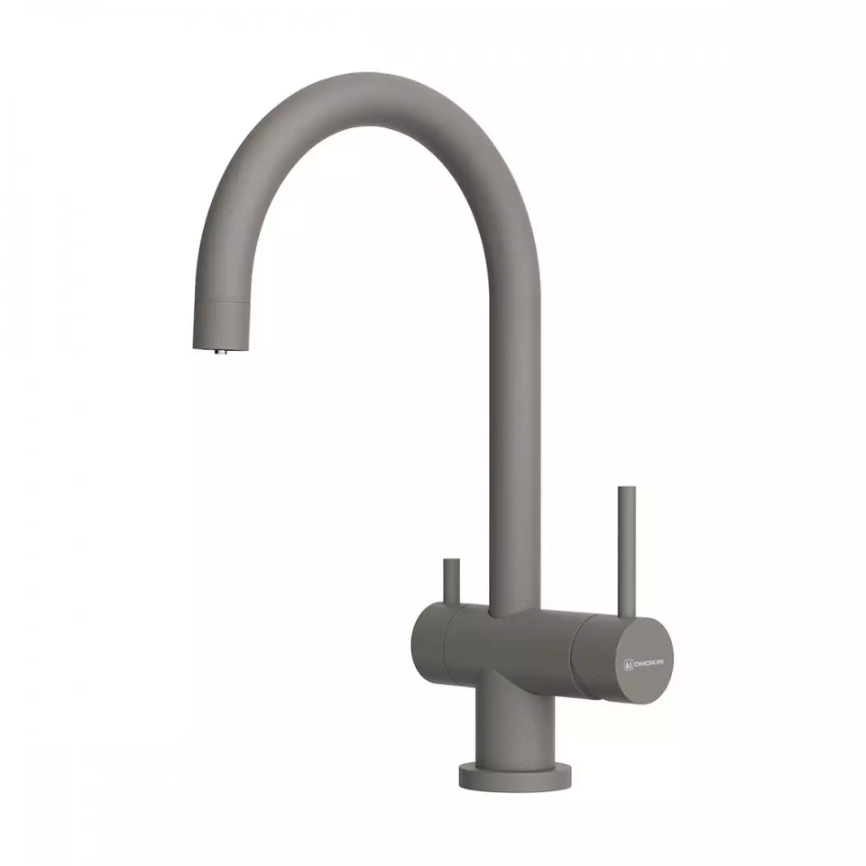 Фото Смеситель для кухни Omoikiri Yamada-P-GR латунь/leningrad grey