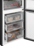 Превью картинка Холодильник с нижней морозилкой Weissgauff WRK 185 Total NoFrost Inverter Black Inox #20