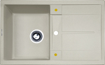 Превью картинка Гранитная мойка Zigmund & Shtain RECHTECK 780 Речной песок #1