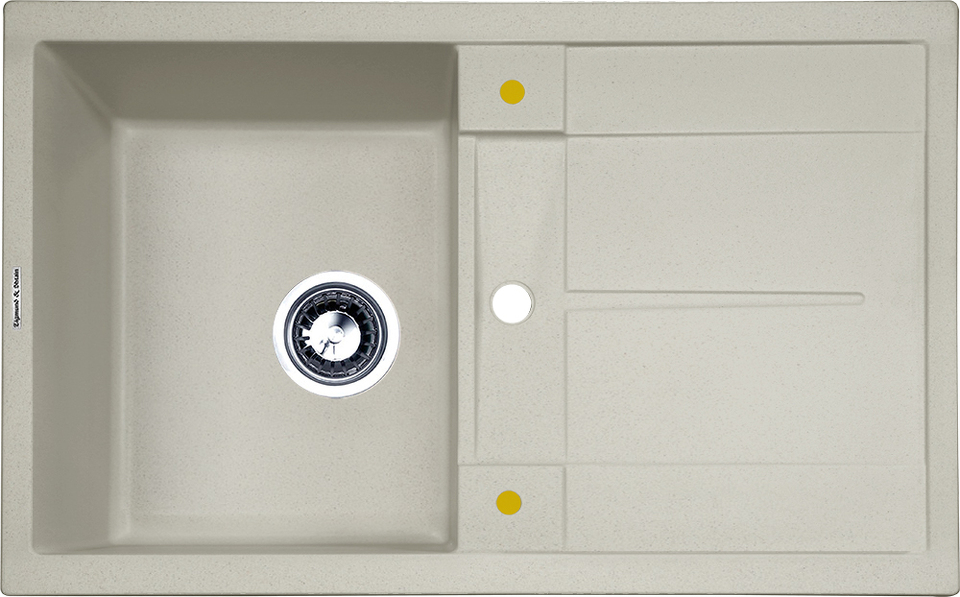 Фото Гранитная мойка Zigmund & Shtain RECHTECK 780 Речной песок