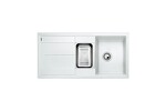 Превью картинка Гранитная мойка Blanсo METRA 6S SILGRANIT PuraDur белый с клапаном-автоматом #1