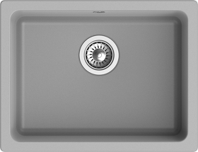 Картинка Rivelato BERKANA 50 подст.монтаж 1-чаш 560*430 grigio metallizzato