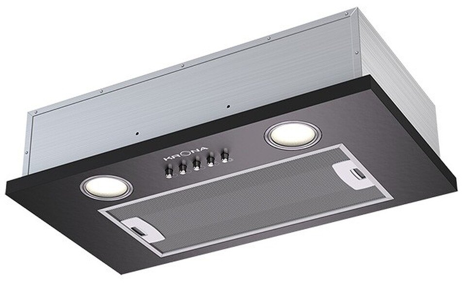 Фото Полновстраиваемая вытяжка KRONA SELINA 600 black PB