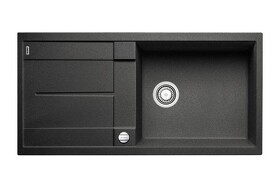 Картинка Blanсo METRA XL 6 S-F SILGRANIT PuraDur антрацит, с клапаном-автоматом