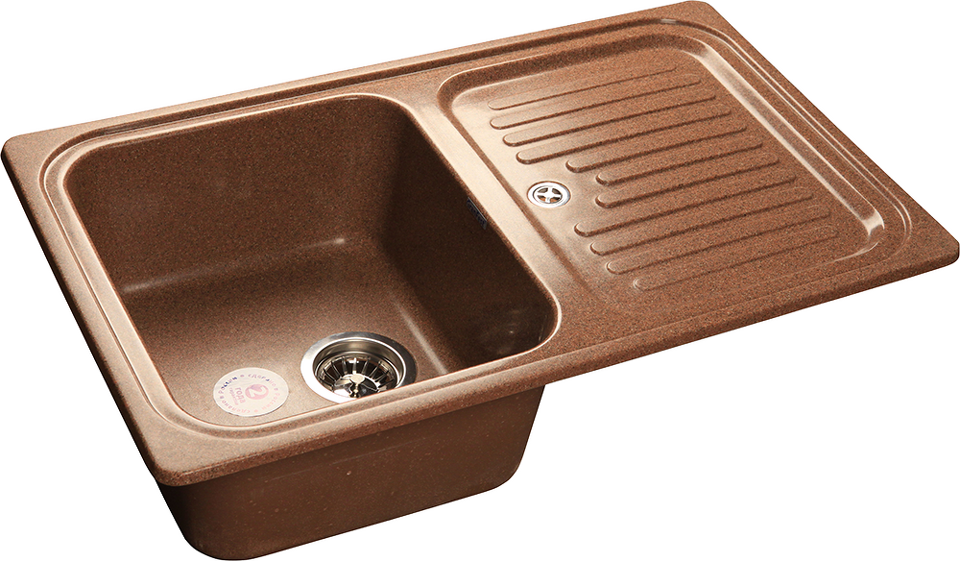 Фото Мраморная мойка GranFest STANDART 780L Терракот