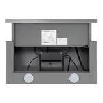 Превью картинка Встраиваемая вытяжка Maunfeld VSQ 60 INOX/GLASS WHITE #6