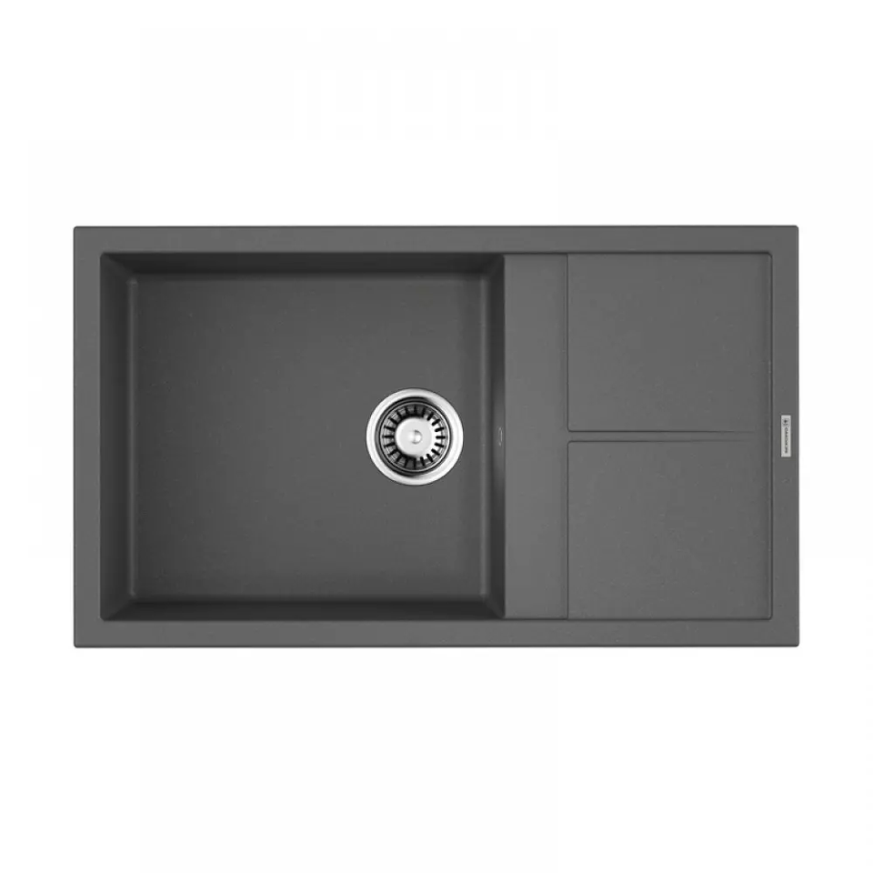 Фото Гранитная мойка Omoikiri Sumi 86-PL Tetogranit/платина