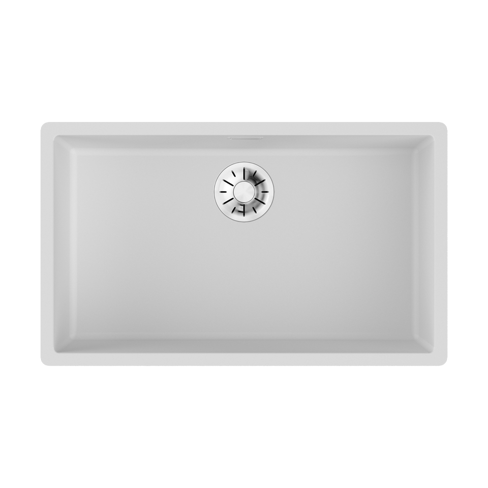 Фото Гранитная мойка Omoikiri Yamakawa 75-Integra-WH Artceramic/белый