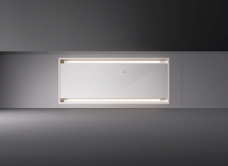 Фото Полновстраиваемая вытяжка Falmec PARALLEL WHITE 70