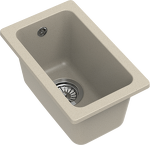 Превью картинка Кварцевая мойка Rivelato BERKANA 25 подст.монтаж 1-чаш 305*455 beige scuro #2