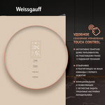 Превью картинка Холодильник с нижней морозилкой Weissgauff WRK 185 Total NoFrost Inverter Beige Glass #8