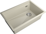 Превью картинка Гранитная мойка Rivelato LINO 654-R 1-чаш 650*440 beige scuro #2