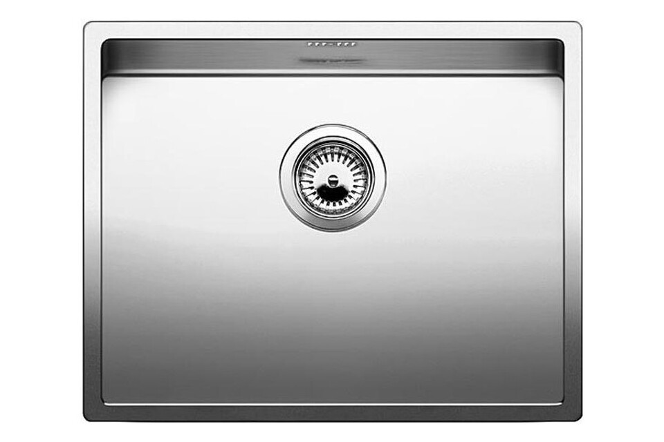 Фото Металлическая мойка Blanсo CLARON 500-IF нерж.сталь зеркальная полировка с отв. арм. InFino