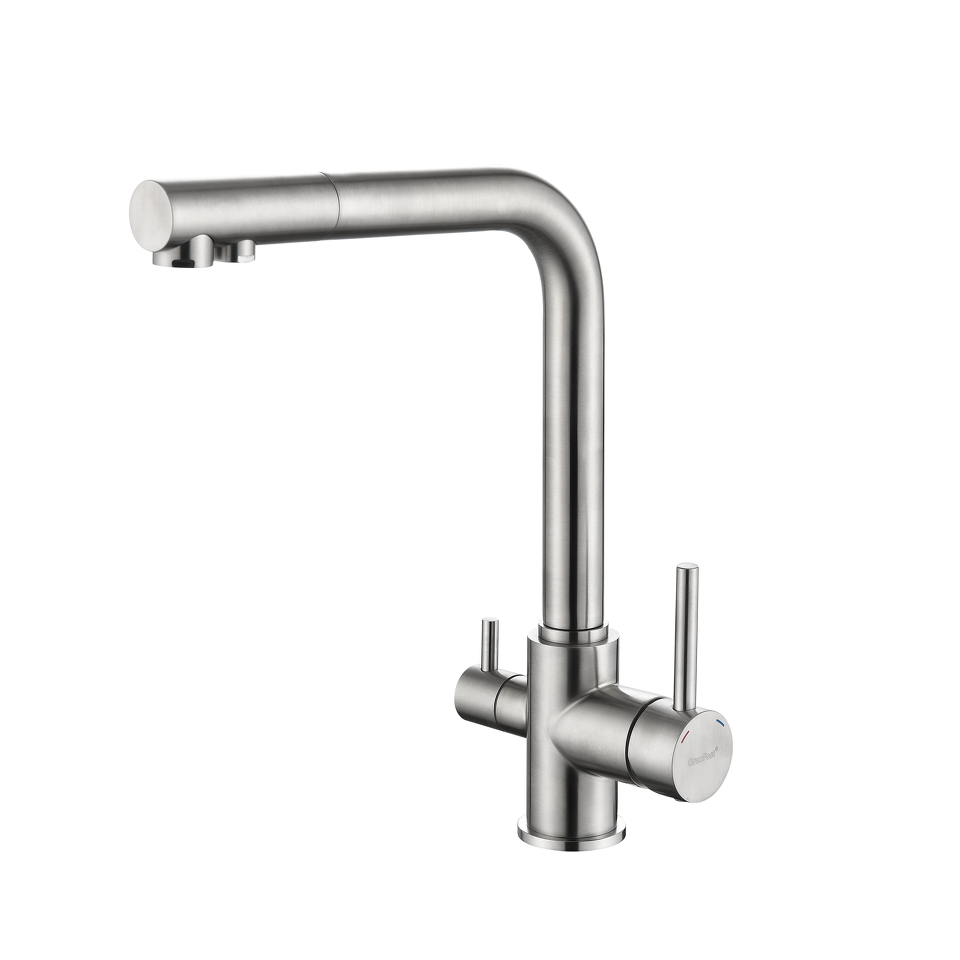 Фото Смеситель для кухни GranFest 3611 Нержавеющая сталь