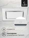 Превью картинка Полновстраиваемая вытяжка Lex GS BLOC GS 600 WHITE воздухоочиститель #5